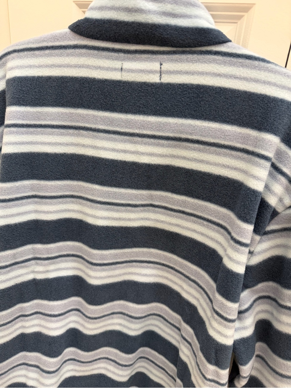 Set Active Microfleece Stripe Half Zip Hammock Blue Small BNWT Trendy - Picture 9 of 11